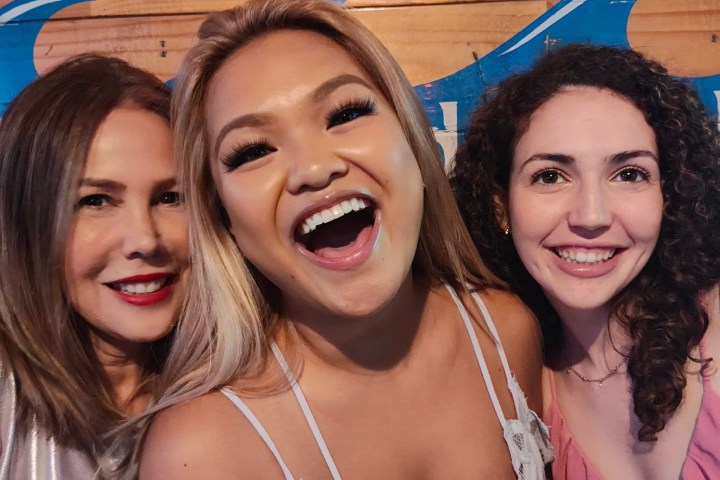 a couple of people posing for a photo