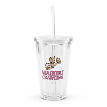 an empty glass on a table